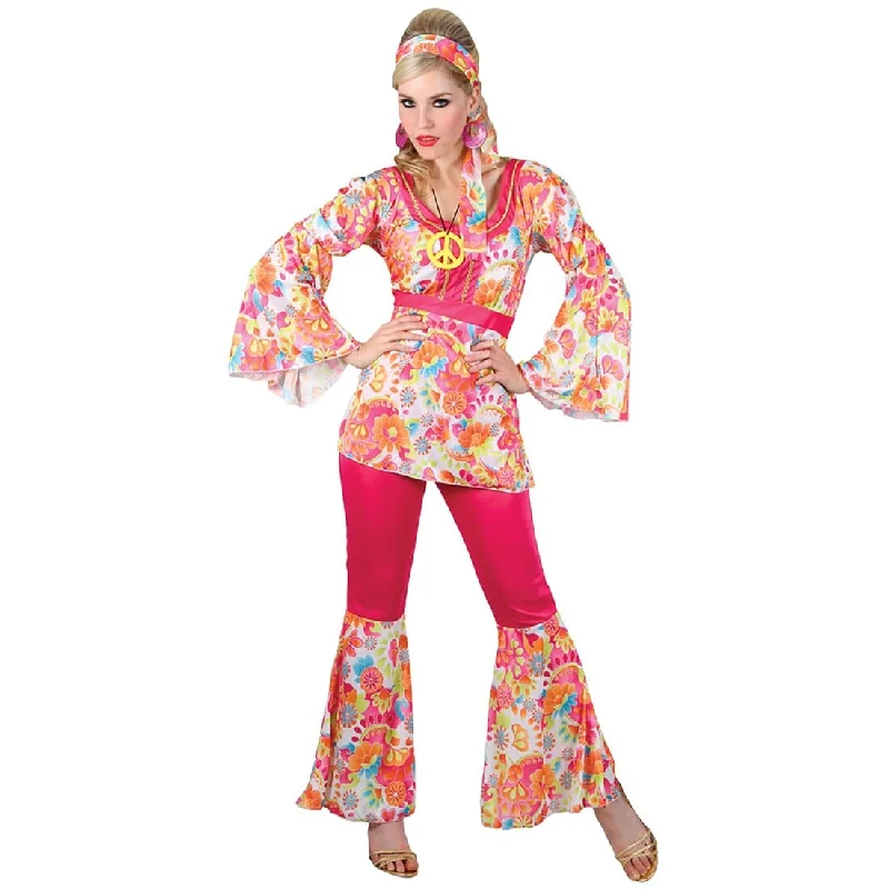 Womens Hippie Honey Party Fancy Dress Halloween Costume Off-the-shoulder Chic Trendy