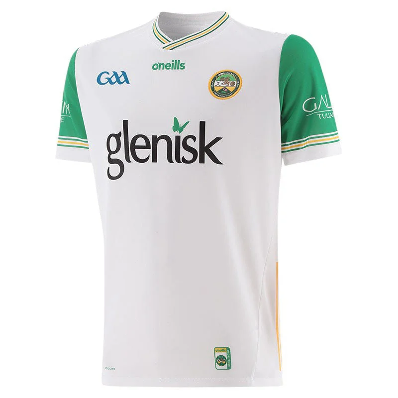 O'Neills Offaly GAA 2025 Alternative Player Fit Jersey Cream Jersey Tee