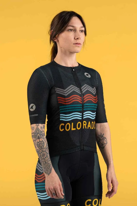 Women's Colorado Wild Summit Aero Mesh Jersey Short Sleeve Jersey Top