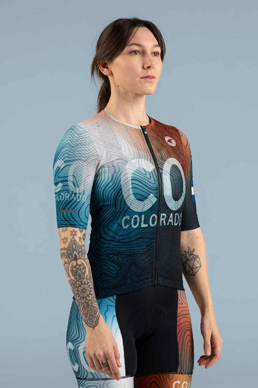 Women's Colorado Contour Summit Aero Mesh Jersey Fashion Jersey Blouse