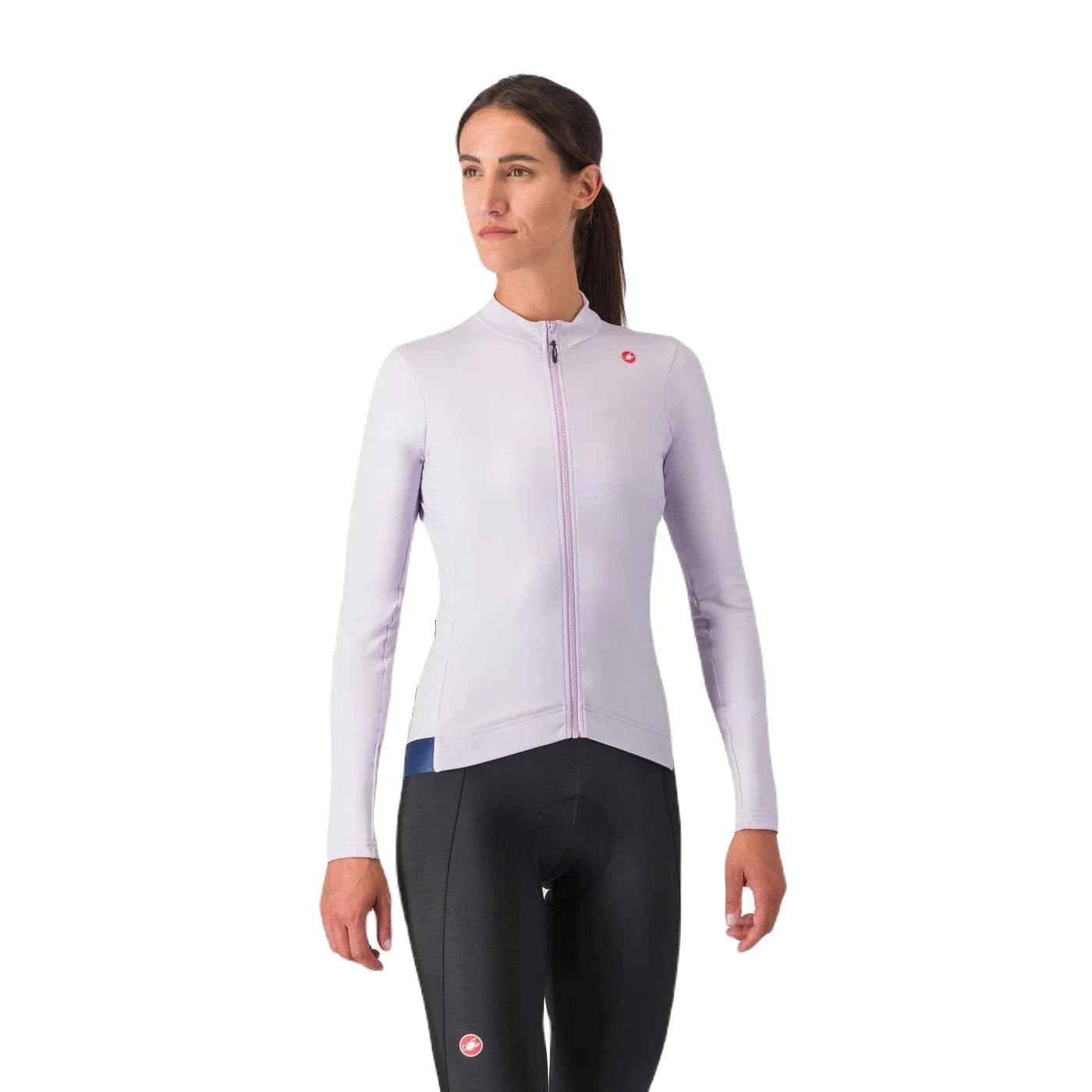 Castelli | Espresso Thermal Jersey | Dames | Purple Mist Metallic Jersey Tee