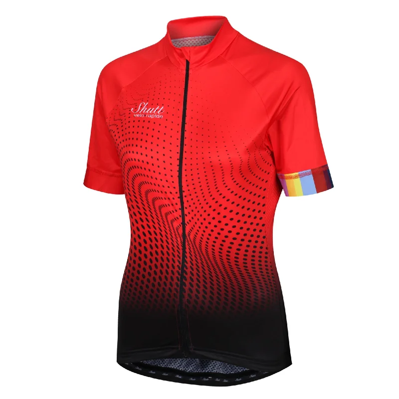 Women's Performance Jersey - Red Pink Jersey Tee