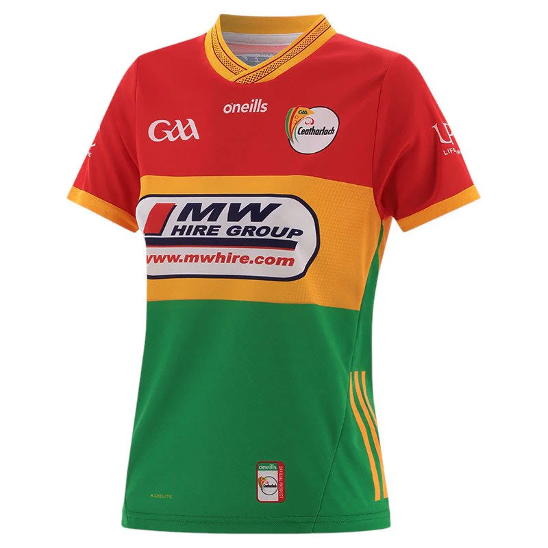 O'Neills Carlow GAA 2025 Home Womens Fit Jersey Elegant Jersey Shirt