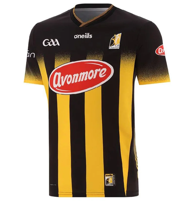 O'Neills Kilkenny GAA 2024 Home Player Fit Jersey Short Sleeve Jersey Top