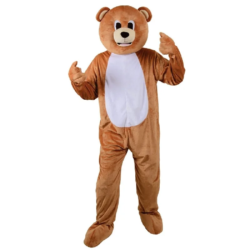 Teddy Bear Animal Mascot Fancy Dress Halloween costume Tunics Formal black