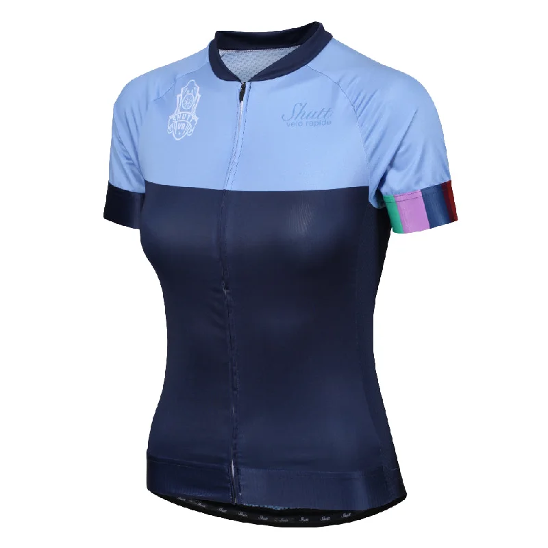 Women's Stockholm Jersey - Blue Mint Green Jersey Tee