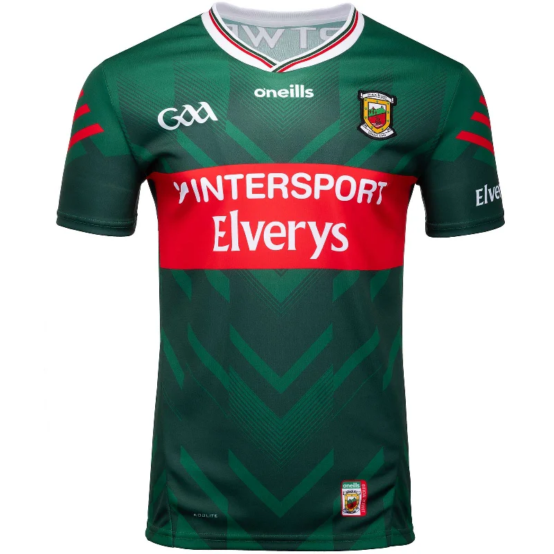 O'Neills Mayo GAA 2025 Player Fit Home Jersey Hemp Jersey Tee