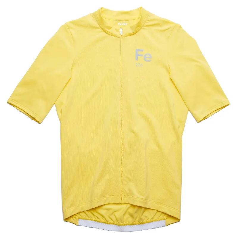 FE226 | The Bike Jersey | Short Sleeves | Yellow Sophisticated Jersey Tee