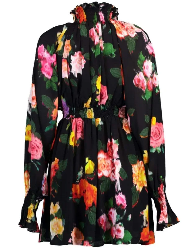 Floral Print Dress Tunics Brand named