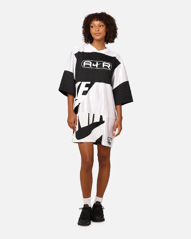 Nike Women's Sportswear Air Jersey Dress White/Black/White Tunics Winter warm