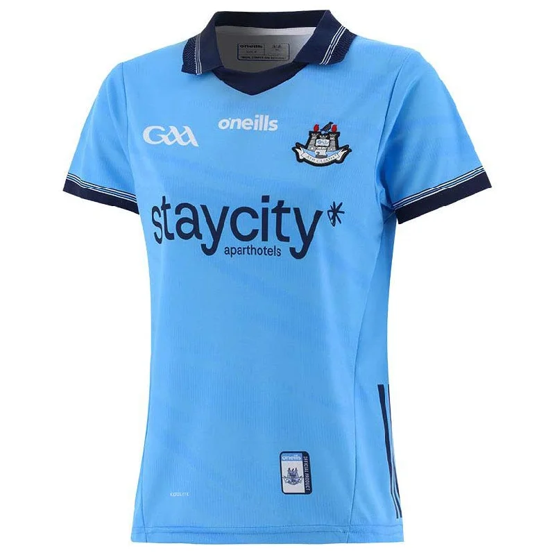 O'Neills Dublin GAA 2024 Womens Fit Home Jersey Round Neck Jersey Tee