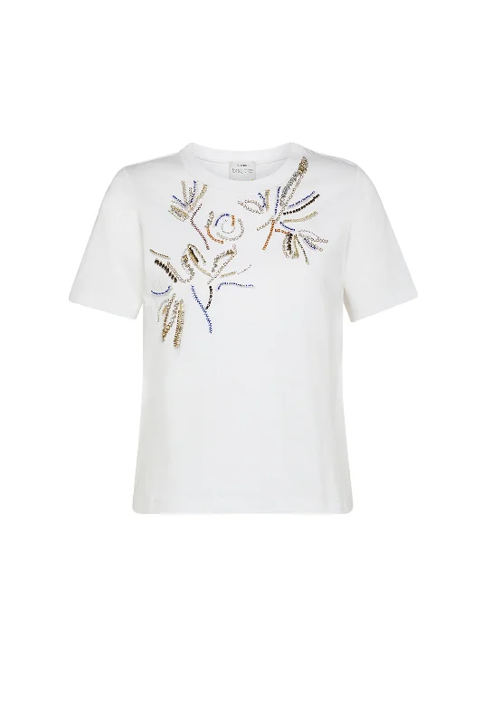 Embellished Jersey Tee Premium Jersey Tee