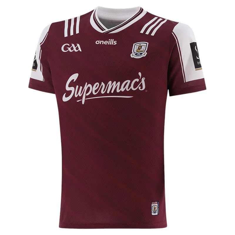 O'Neills Galway 25 Home Jersey Maroon Maximalist Jersey Tee