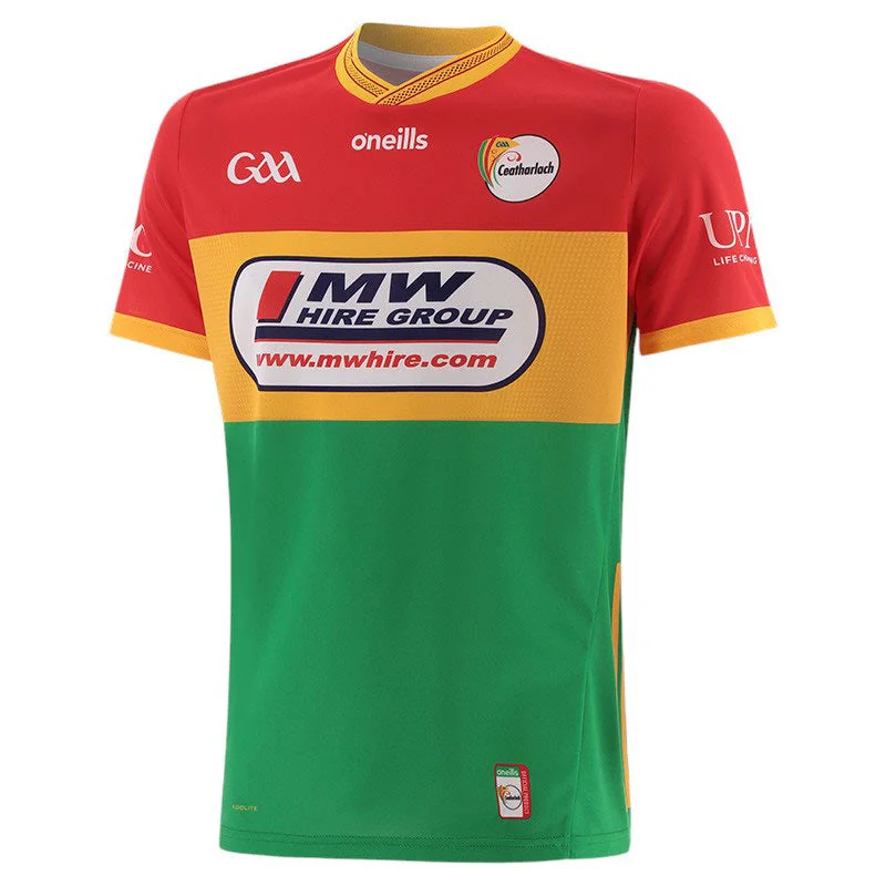 O'Neills Carlow GAA 2025 Home Jersey Emerald Green Jersey Tee