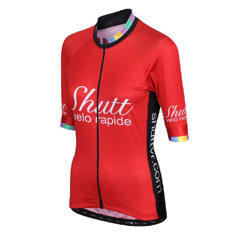 Women's Team Shutt Jersey - Red Business Jersey Tee