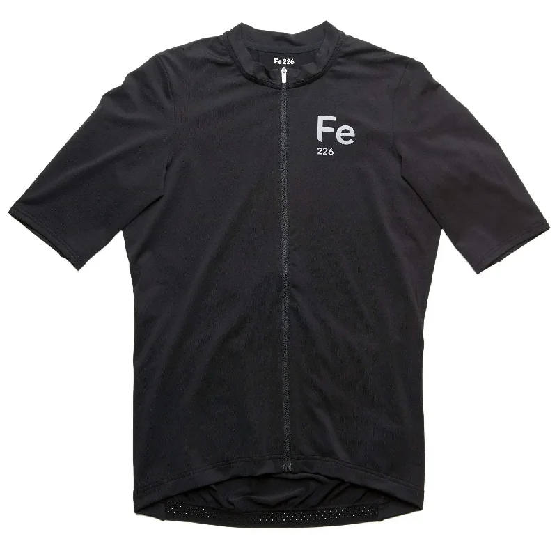 FE226 | The Bike Jersey | Short Sleeves | Black Modern Jersey Tee