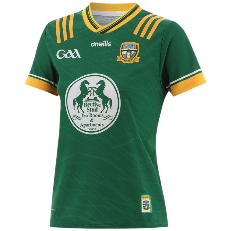 O'Neills Meath GAA 2025 Football Home Womens Fit Jersey Boutique Jersey Tee