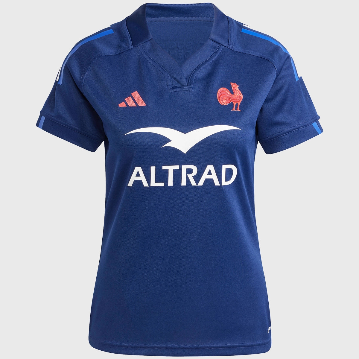 Adidas France Rugby Women's Home Replica Rugby Jersey 2024/25 Maximalist Jersey Tee