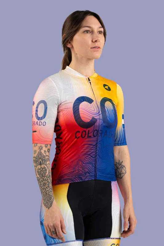 Women's Colorado Contour Ascent Aero Jersey Premium Jersey Tee