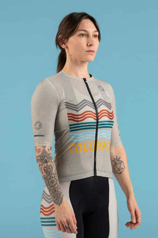 Women's Colorado Wild Summit Aero Mesh Jersey High Neck Jersey Shirt