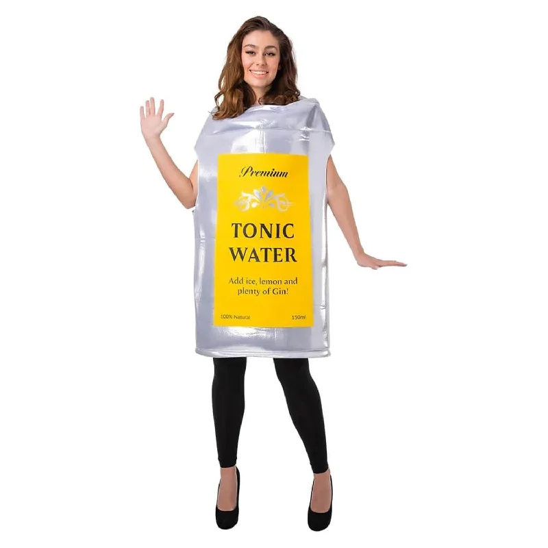 Funny Can Of Tonic Adults Novelty Fancy Dress Costume One Size Tunics Sophisticated sleek