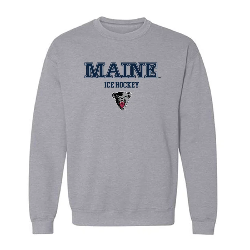 Maine - NCAA Women's Ice Hockey : Gracie Hanson - Sports Shersey Crewneck Sweatshirt Hoodie with Color Block Contrast Stylish