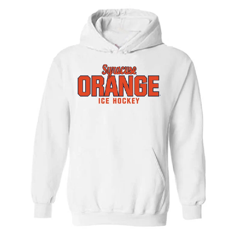 Syracuse - NCAA Women's Ice Hockey : Mia Ng - Classic Shersey Hooded Sweatshirt Hoodie with Set-In Sleeves Structured Classic