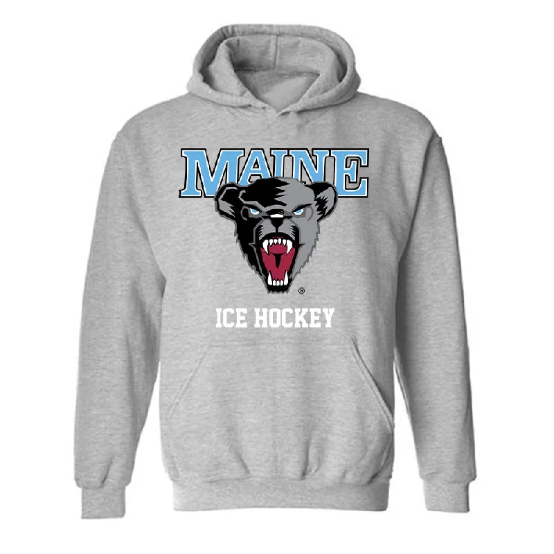 Maine - NCAA Women's Ice Hockey : Kendall Sundby - Classic Shersey Hooded Sweatshirt Hoodie with Logo Branding Identity