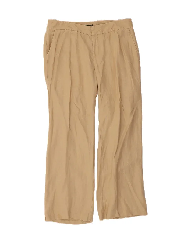 EDDIE BAUER Womens Vashon Fit Chino Trousers US 14 XL W36 L32 Beige Trousers Winter Warm