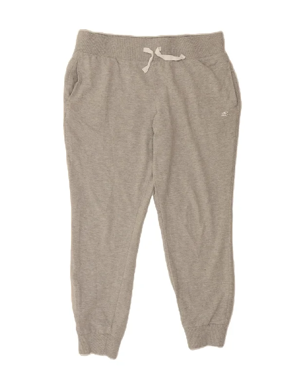 O'NEILL Womens Big & Tall Tracksuit Trousers Joggers UK 18 XL  Grey Cotton Trousers Business Professional