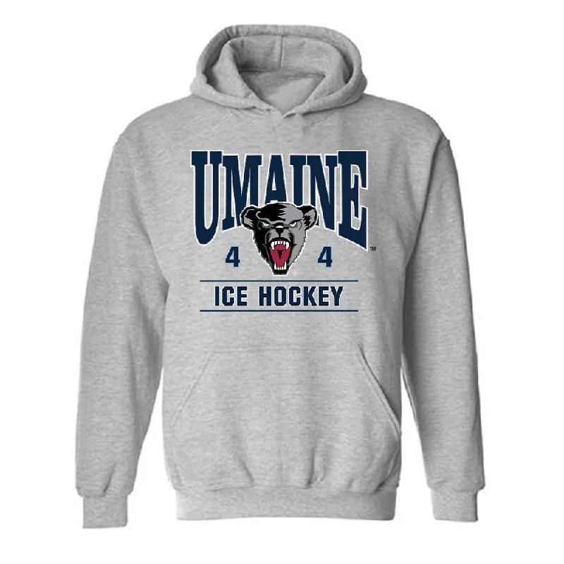 Maine - NCAA Women's Ice Hockey : Jaidyn Britt - Classic Fashion Shersey Hooded Sweatshirt Hoodie with V-Neck Classic Versatile