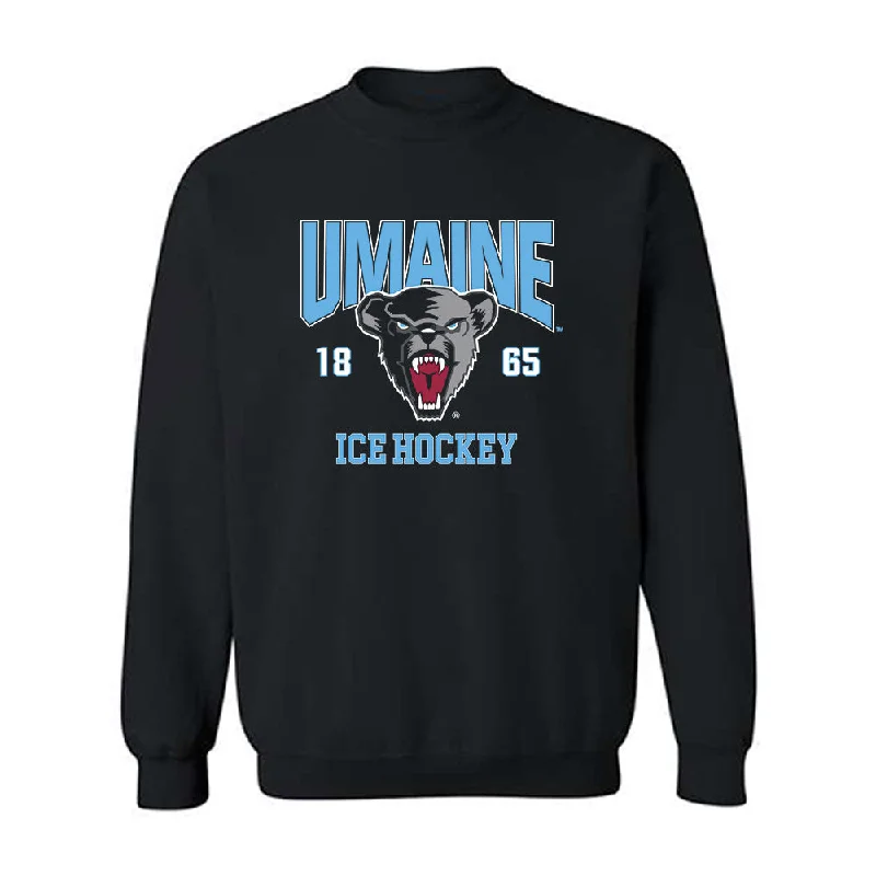 Maine - NCAA Women's Ice Hockey : Jaidyn Britt - Sports Shersey Crewneck Sweatshirt Hoodie with Bell Sleeves Flared Feminine