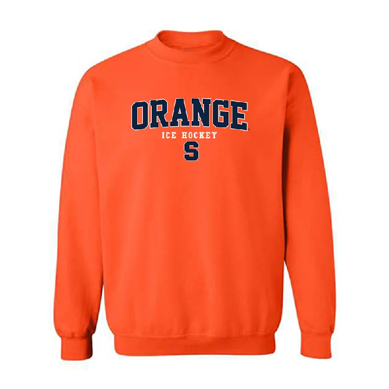 Syracuse - NCAA Women's Ice Hockey : Charli Kettyle - Classic Shersey Crewneck Sweatshirt Hoodie with Strings Custom Fit Adjustable