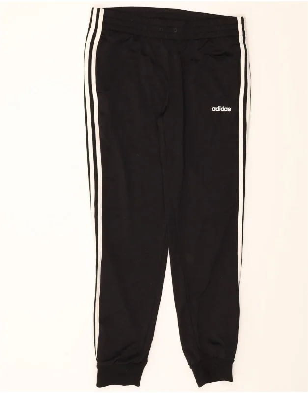 ADIDAS Womens Tracksuit Trousers Joggers UK 16/18 Large  Black Polyester Trousers Hiking Durable