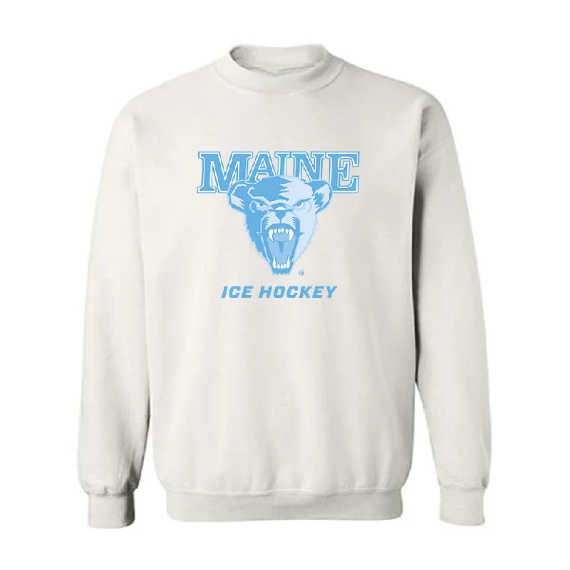 Maine - NCAA Women's Ice Hockey : Kendall Sundby - Classic Shersey Crewneck Sweatshirt Zip Hoodie Drawstring Kangaroo Pocket