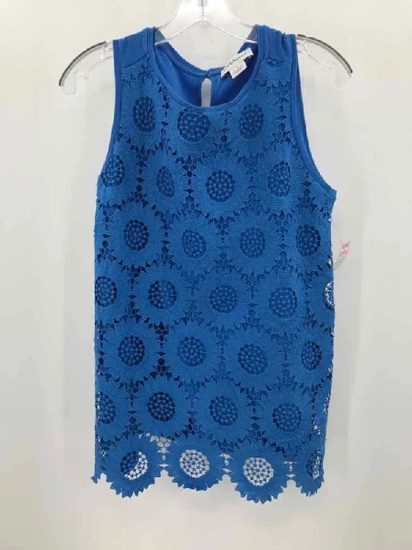 Pre-Owned Peck & Peck Blue Size Small Tank Top sage tank top