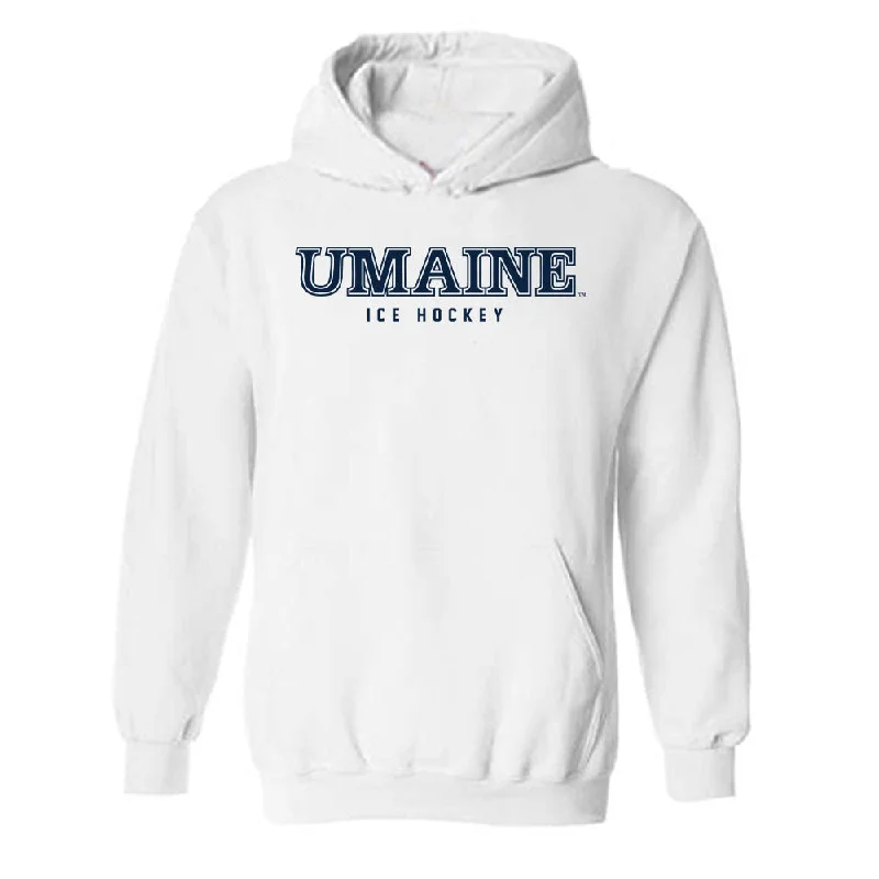 Maine - NCAA Women's Ice Hockey : Gracie Hanson - Classic Fashion Shersey Hooded Sweatshirt Hoodie with Mesh Breathable Sporty