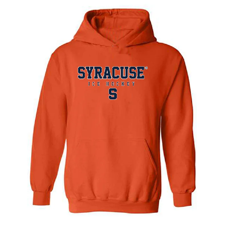 Syracuse - NCAA Women's Ice Hockey : Charli Kettyle - Classic Shersey Hooded Sweatshirt Hoodie with Pocket Utility Practical