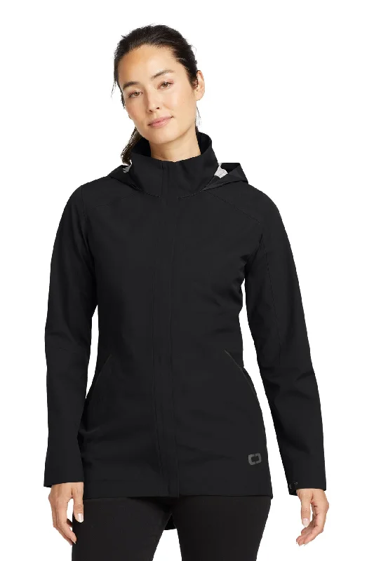 OGIO Ladies Utilitarian Jacket Notch Collar Jacket Peter Pan Collar Jacket Cowl Neck Jacket