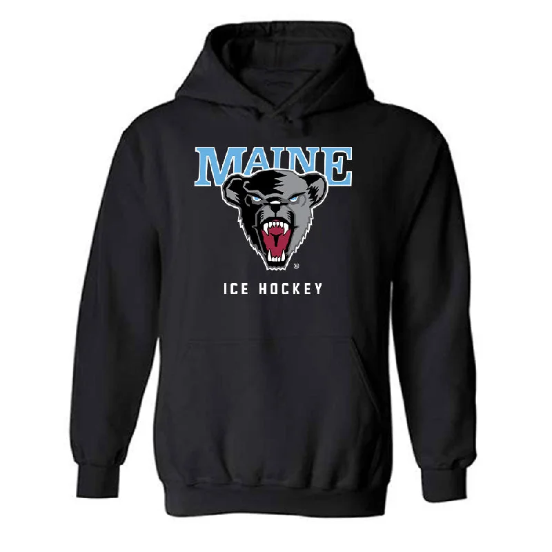 Maine - NCAA Women's Ice Hockey : Kendall Sundby - Classic Fashion Shersey Hooded Sweatshirt Hoodie with Ribbed Cuffs Snug Fit Comfort