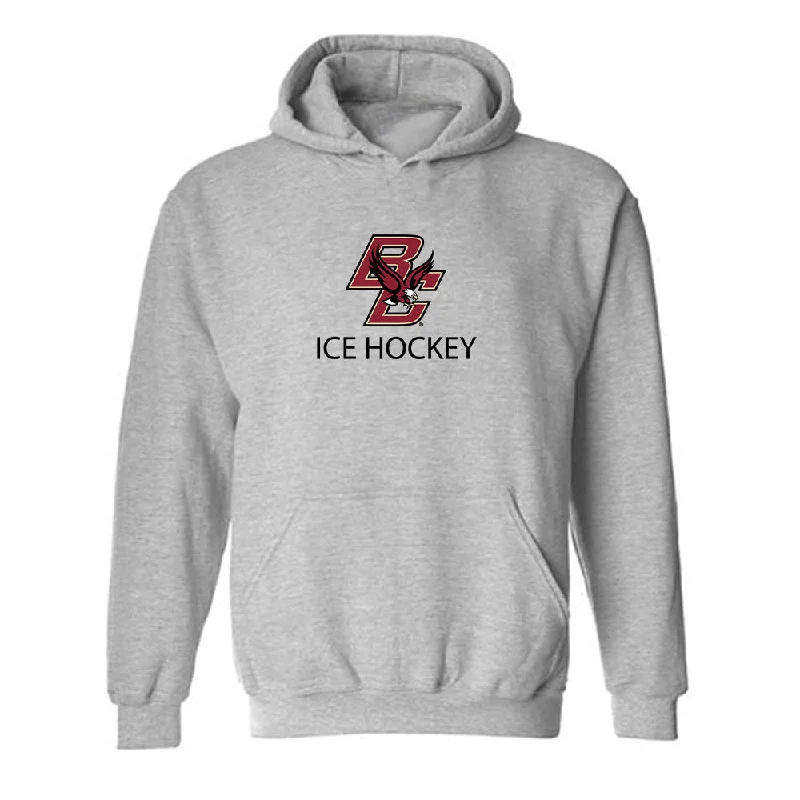 Boston College - NCAA Women's Ice Hockey : Molly Jordan - Classic Shersey Hooded Sweatshirt Hoodie with Snap Buttons Easy Quick