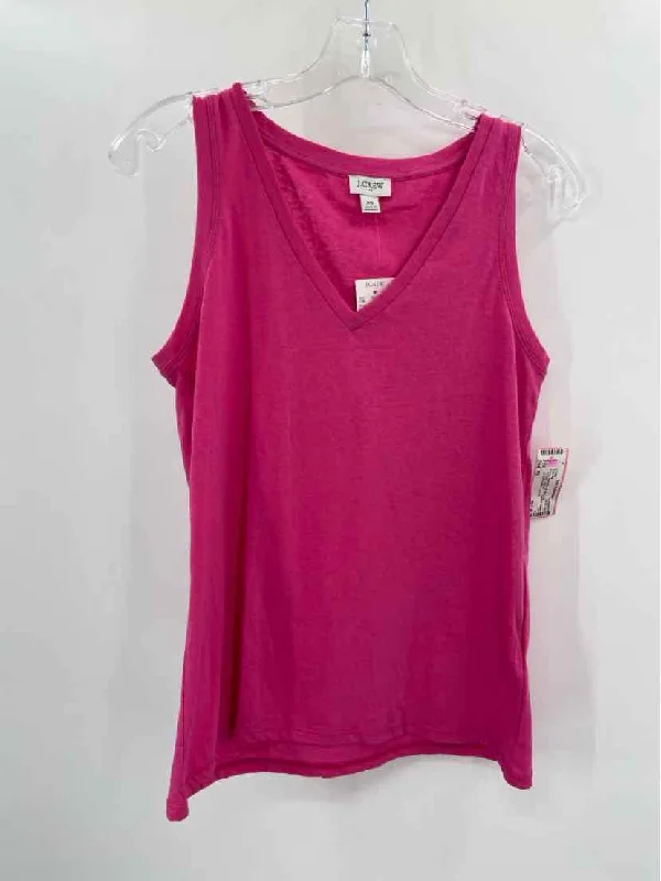 Pre-Owned J Crew Pink Size XS Tank Top glitter tank top