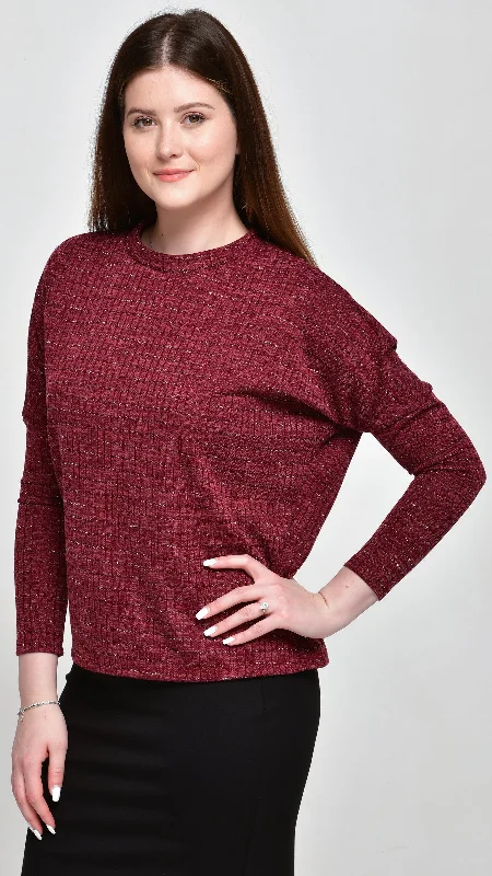 Sweater Dolman Monkey Top Cashmere Blend Cotton Blend Poly Blend