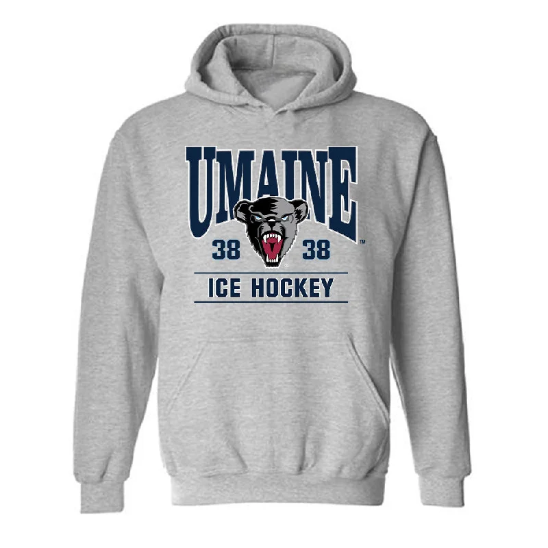 Maine - NCAA Women's Ice Hockey : Madisyn Ryan - Classic Fashion Shersey Hooded Sweatshirt Hoodie with Camouflage Military Edgy