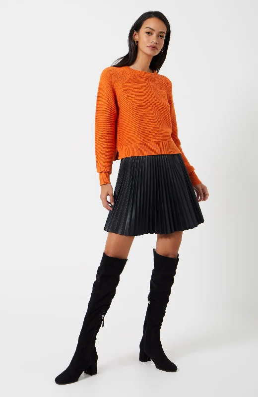 French Connection - Etta Recycled Vegan Mini Skirt cashmere skirt plush