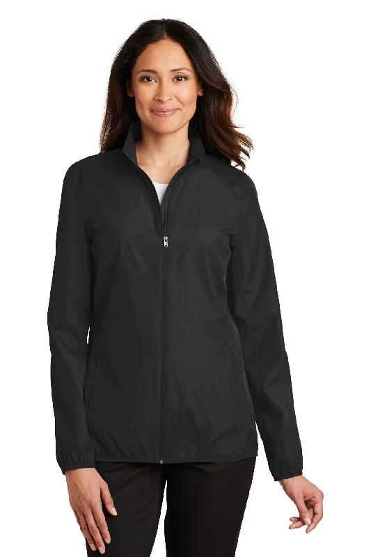 Port Authority Women's Zephyr Full-Zip Jacket Satin Fabric Silk Fabric Chiffon Fabric