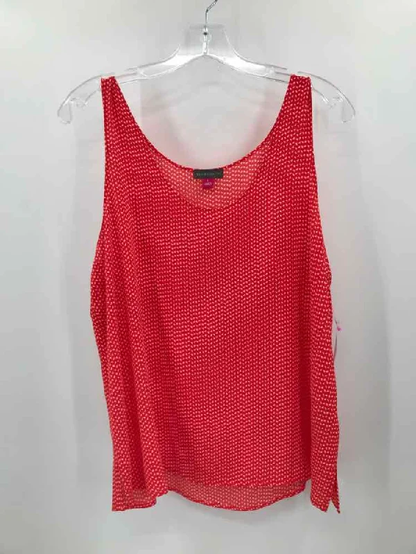 Pre-Owned Vince Camuto Orange Size XL Tank Top lightweight tank top