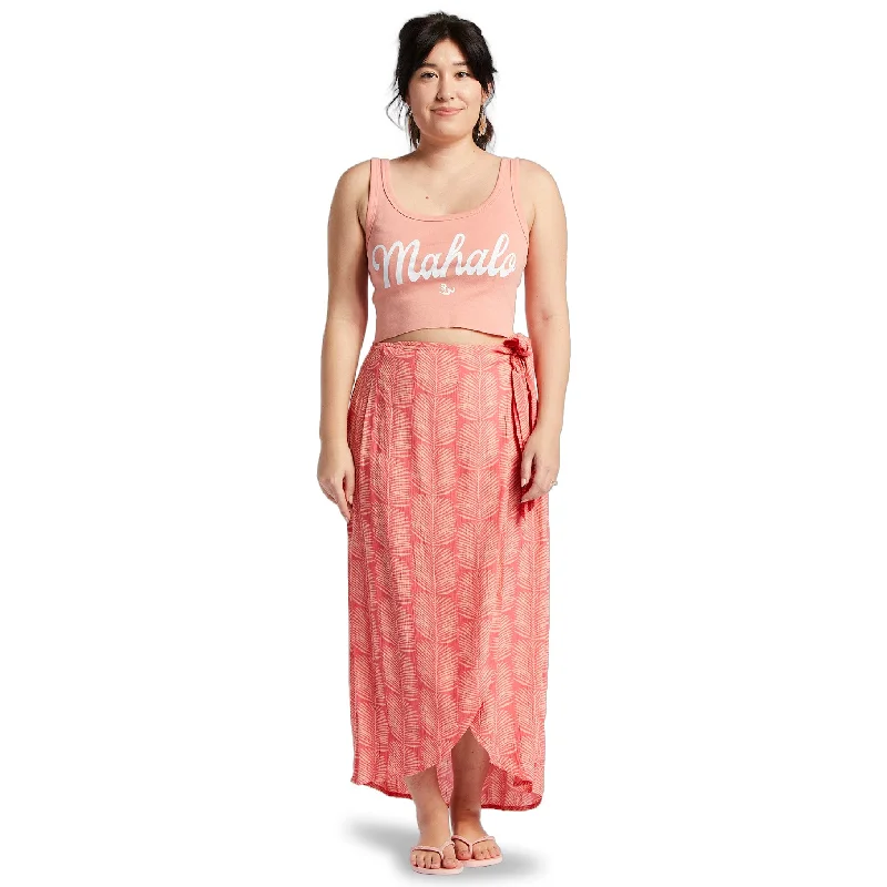 Womens Hula Honey Skirt - Guava athletic skirt fit