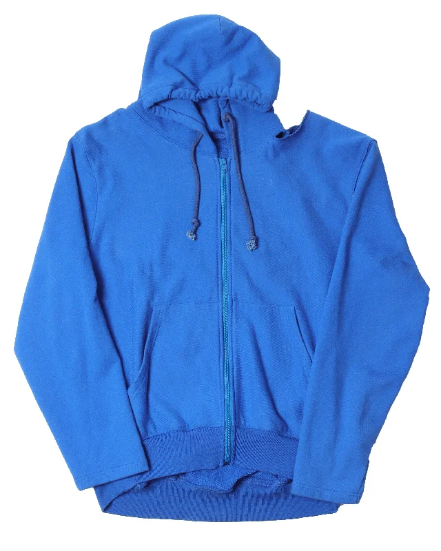 Champion Cut Shoulder Zip Up Hoodie Hoodie with Zipper Placket Modern Functional