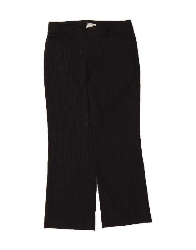 DOCKERS Womens Mid Rise Casual Trousers US 8 Medium W32 L28 Navy Blue Trousers Winter Warm